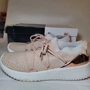 adidas Women's Sneakers - Beige and Rose Gold